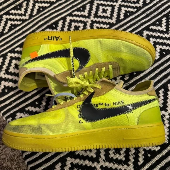 Off-white Air Force 1 “volt” color way - Picture 6 of 8